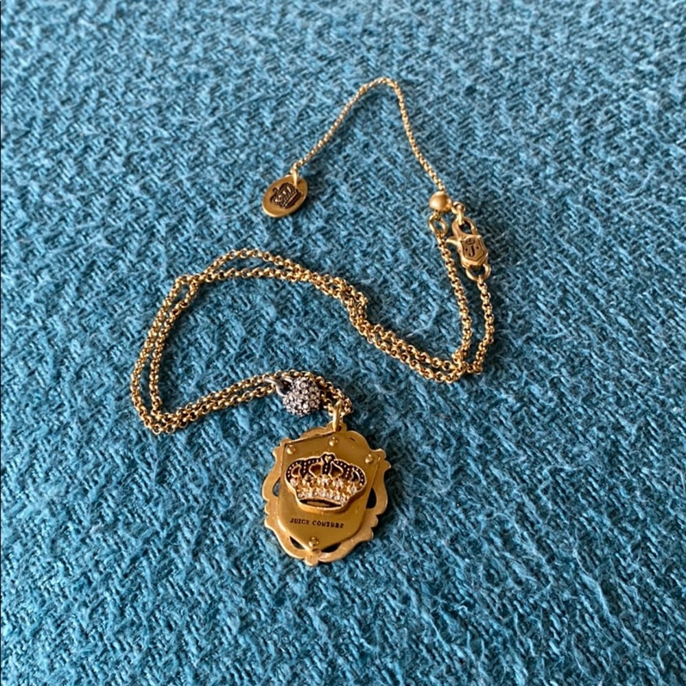 Juicy couture gold necklace